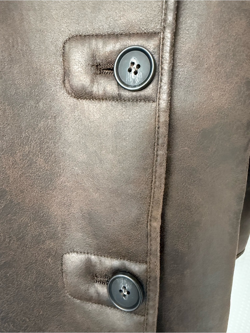 Pilcro Faux Shearling Cocoon Coat - Picture 8 of 13